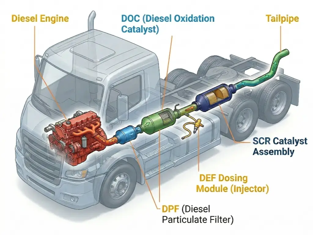 Complete Aftertreatment Layout