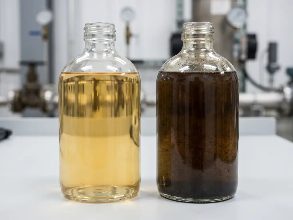 Transferência de aminas e degradação de solventes